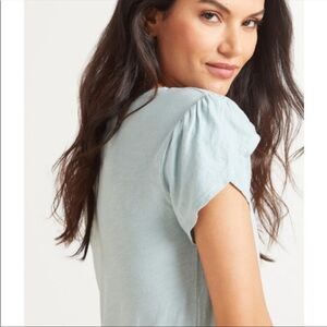 LNA Vylett Tee in Blue Surf, Small
